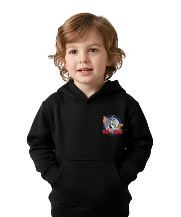 Tom & Jerry Black Hoodie for Kids