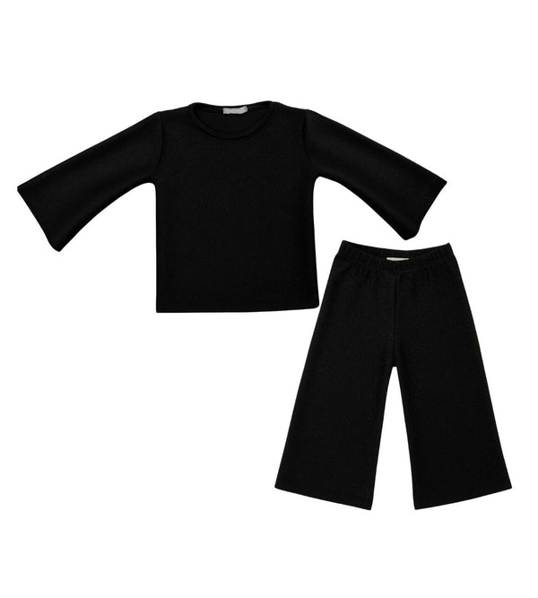 Black Girls Jersey Moon Light 2-Piece Suit