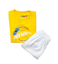 Yellow Infant Boys Hot Wheels 2-Piece Suit