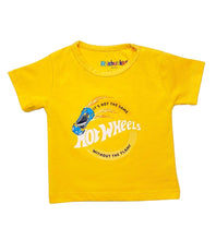 Yellow Infant Boys Hot Wheels 2-Piece Suit