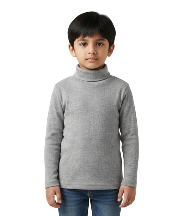 Grey High Neck for Kids