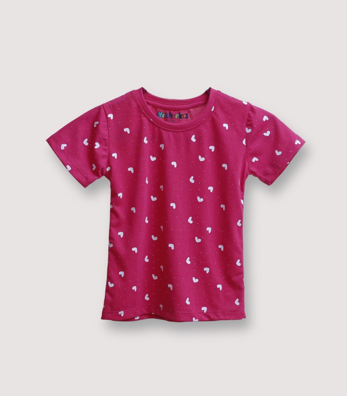 Girls Jersey 2-Piece Suit Hearts - Image 2