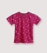 Girls Jersey 2-Piece Suit Hearts - Image 2
