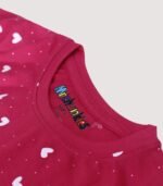 Girls Jersey 2-Piece Suit Hearts - Image 5