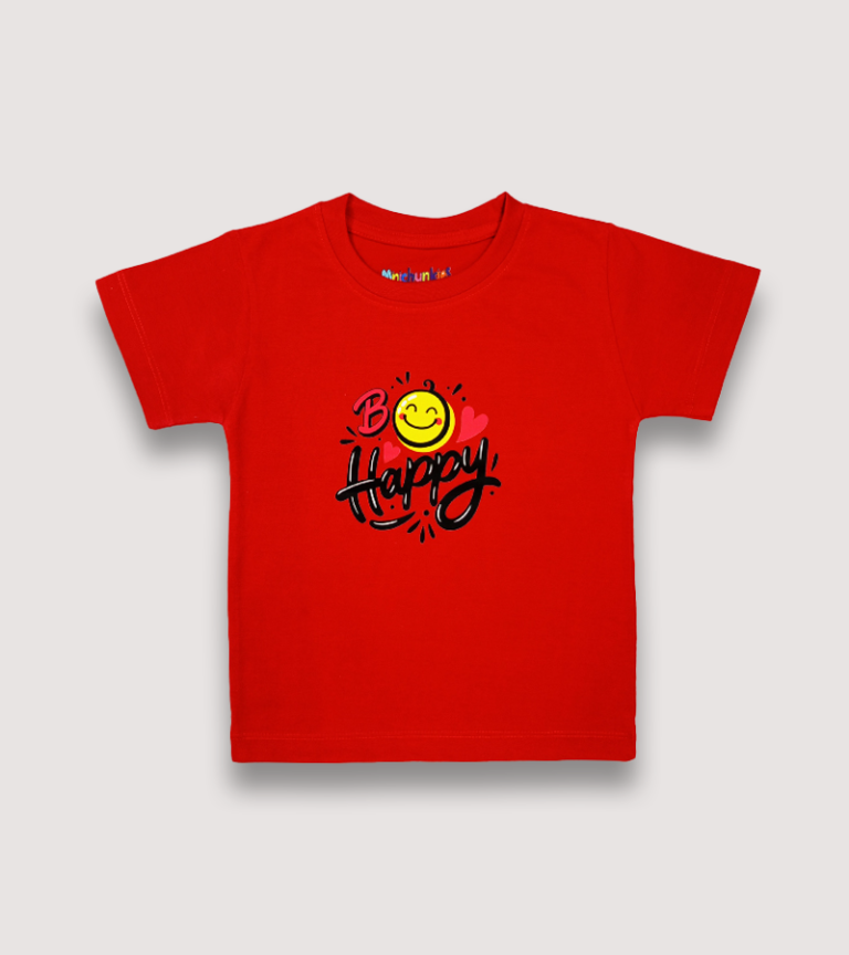 Boys Jersey T-Shirt Happy Smiley