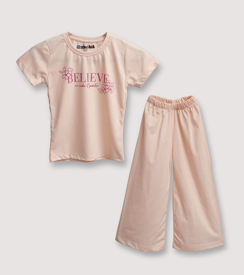 Girls Jersey Suit Believe 2-Piece