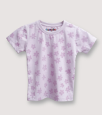 Girls Jersey T-Shirt Flowers