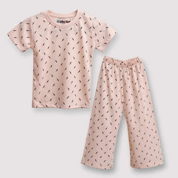 Girls Jersey 2-Piece Suit Lightening