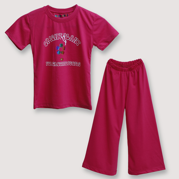 Girls Jersey Bright Plant 2-Piece