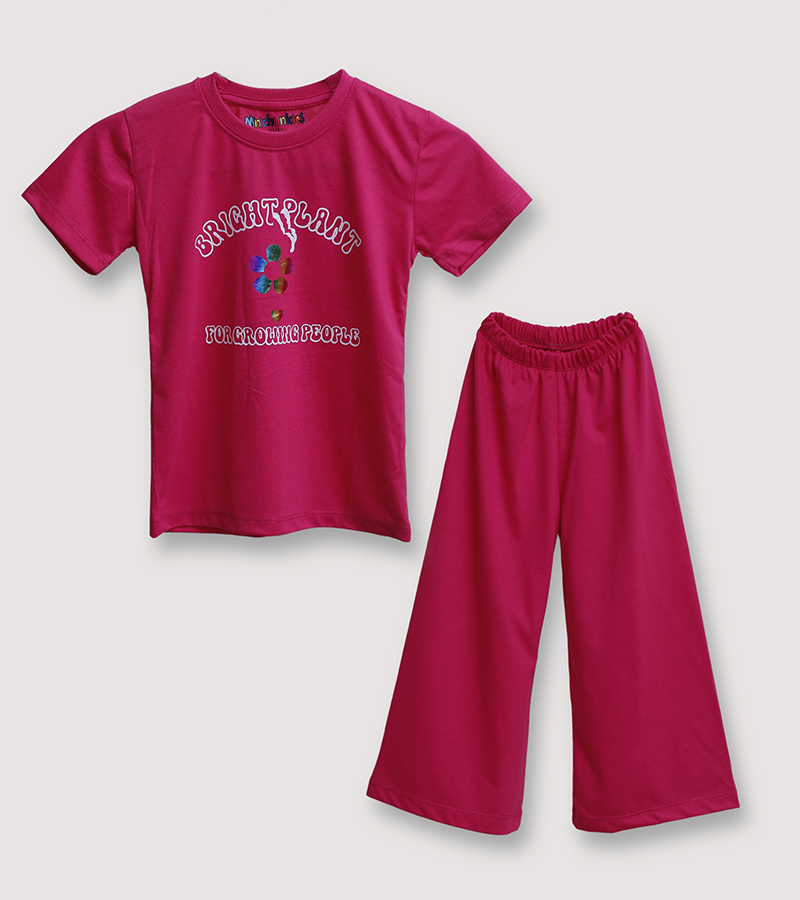 Girls Jersey Bright Plant 2-Piece