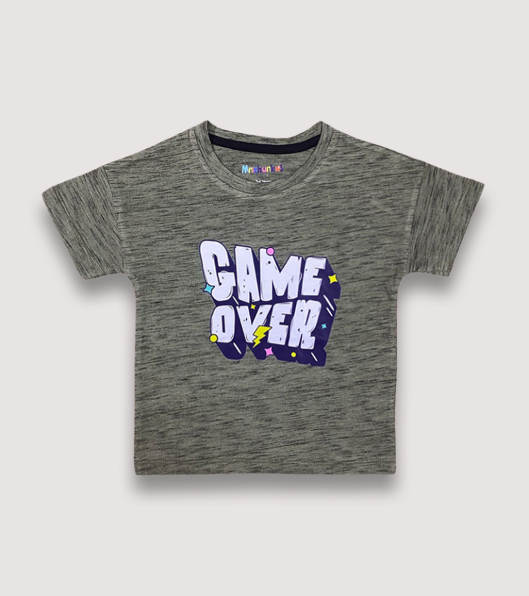 Boys Jersey T-Shirt Game Over