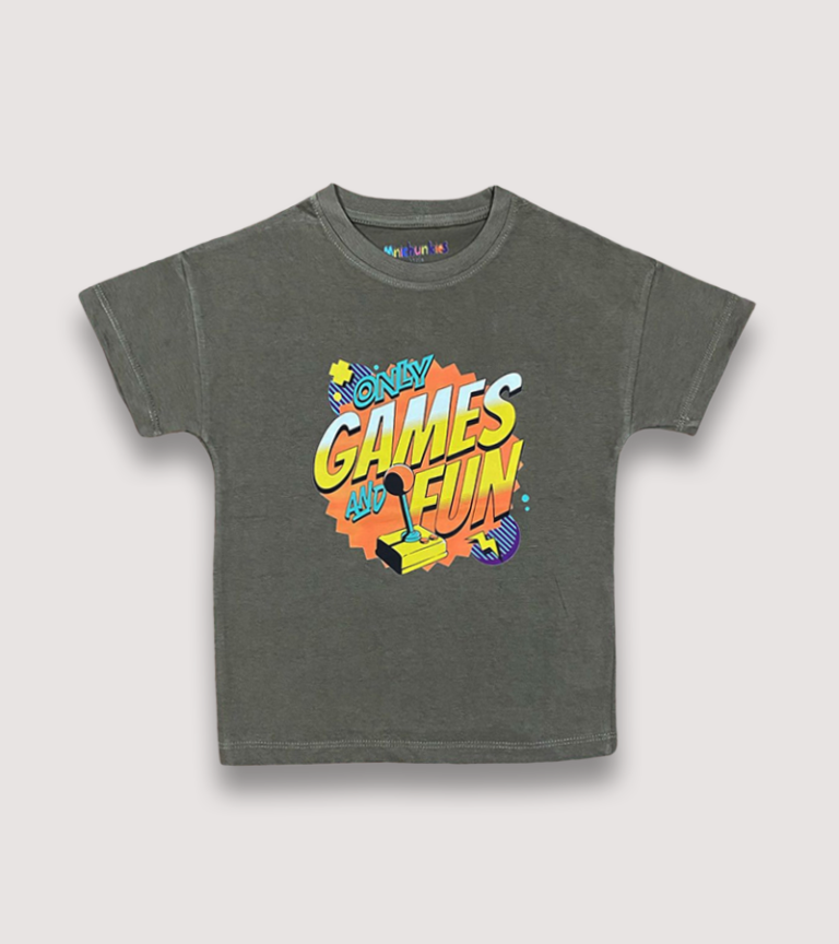 Boys Jersey T-Shirt Games and Fun