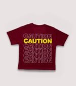 Boys Jersey T-Shirt CAUTION
