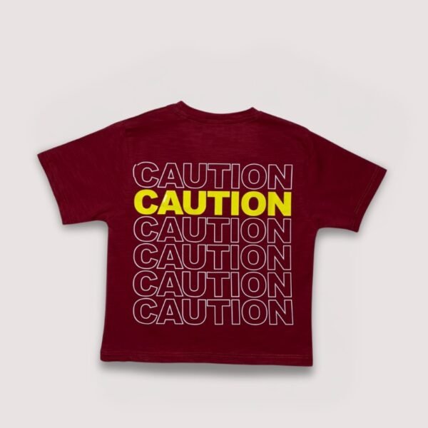 Boys Jersey T-Shirt CAUTION