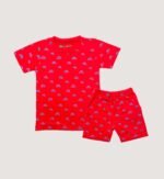 Boys Allover Cars Print Jersey 2-Piece Suit