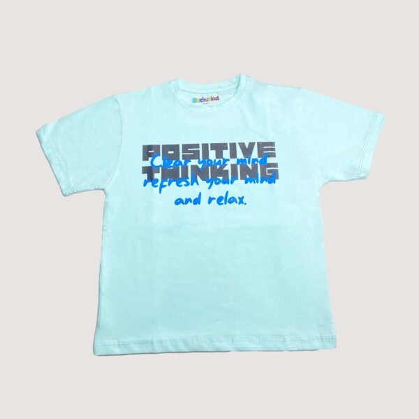 Boys Jersey T-Shirt Positive Thinking