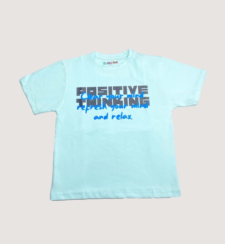 Boys Jersey T-Shirt Positive Thinking
