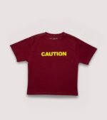 Boys Jersey T-Shirt CAUTION