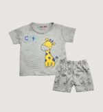 Infant Boys Cute Giraffe 2-Piece Suit