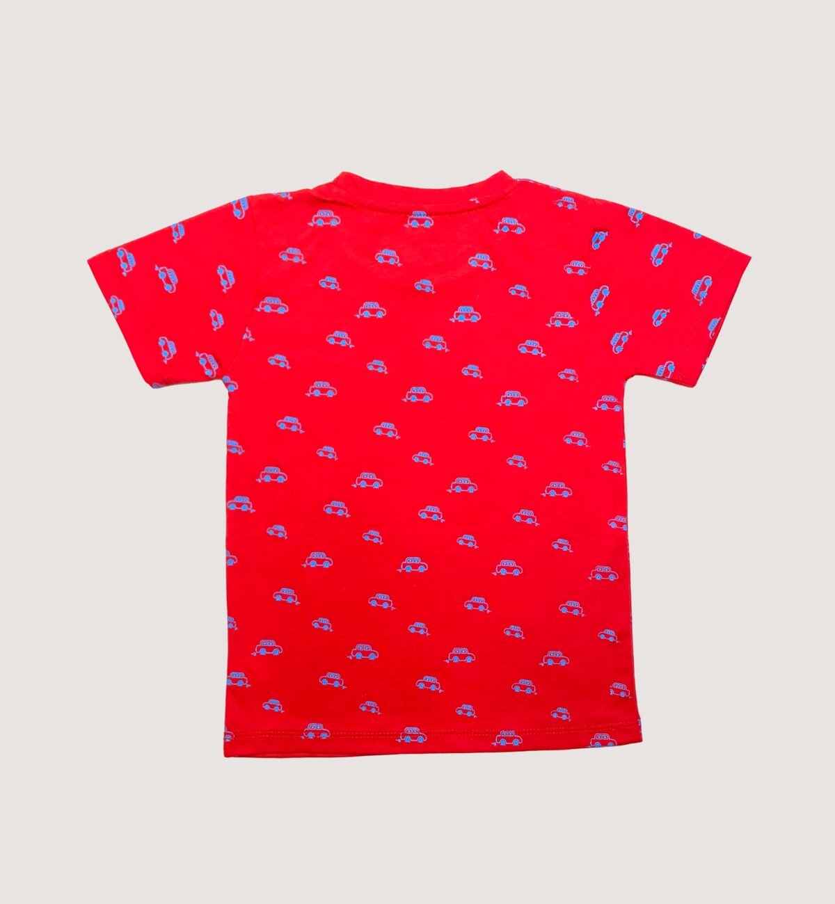 Boys Allover Cars Print Jersey 2-Piece Suit