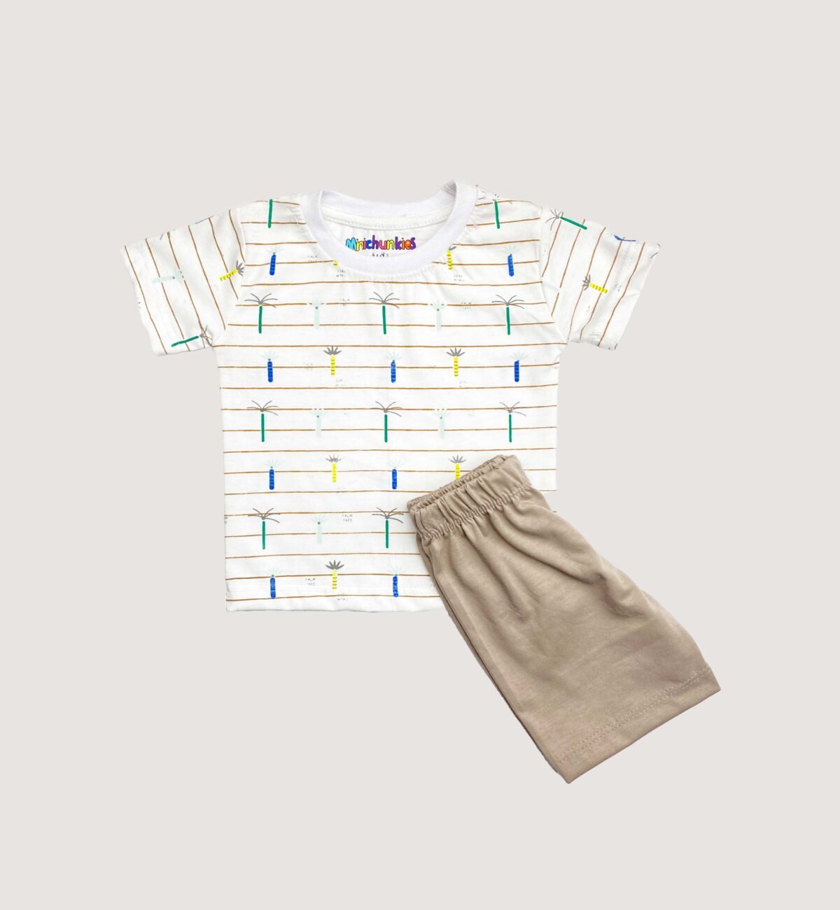 Infant Boys Palm Tree 2-Piece Suit