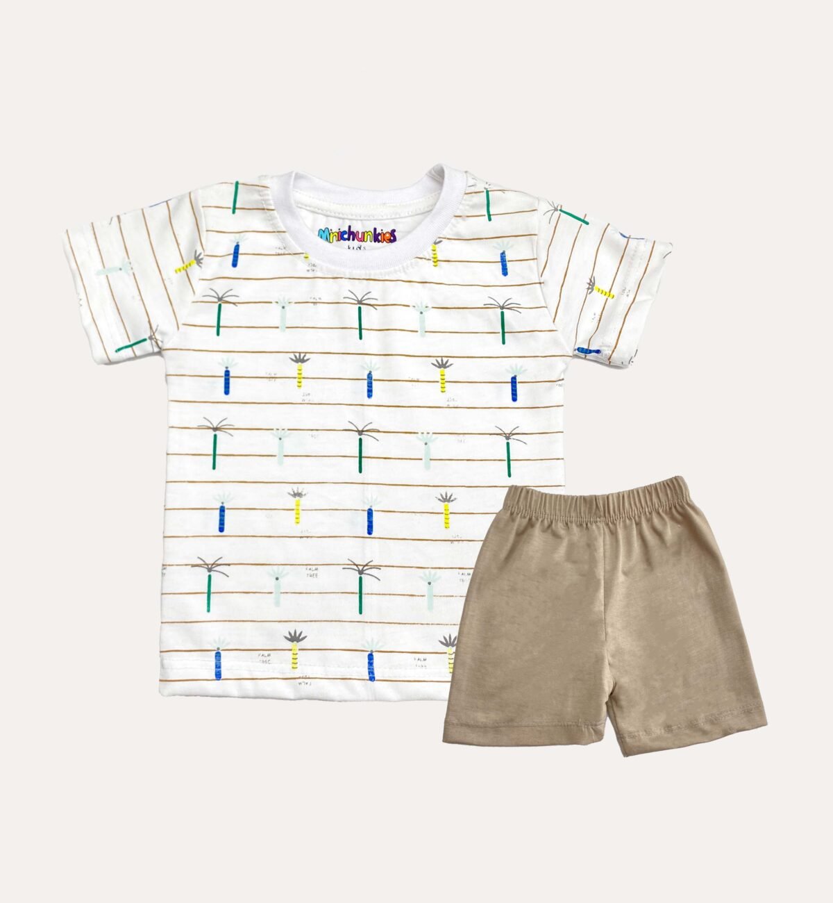 Infant Boys Palm Tree 2-Piece Suit - Image 1