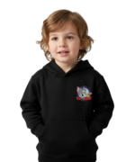 Tom & Jerry Black Hoodie for Kids - Image 2