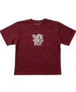 Maroon SQQZ Project Tshirt For Kids - Image 2