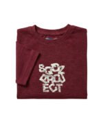 Maroon SQQZ Project Tshirt For Kids - Image 4