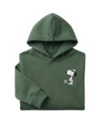 Green Snoopy Hoodie for Kids - Image 4