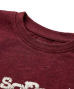 Maroon SQQZ Project Tshirt For Kids - Image 6