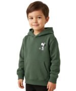 Green Snoopy Hoodie for Kids - Image 5