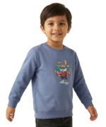 Blue Cool Bunny Sweatshirt for Kids - Image 2