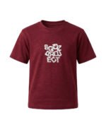 Maroon SQQZ Project Tshirt For Kids - Image 5