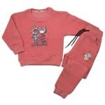 Pink Cute Unicorn Sweatshirt With Trouser for Kids
