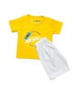 Yellow Infant Boys Hot Wheels 2-Piece Suit