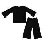 Black Girls Jersey Moon Light 2-Piece Suit