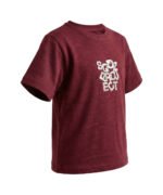 Maroon SQQZ Project Tshirt For Kids - Image 3