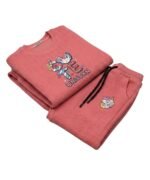 Pink Cute Unicorn Sweatshirt With Trouser for Kids - Image 3