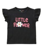 Little Flower Drop Shoulder T-shirt For Kids