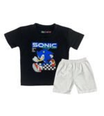 Black Infant Boys Sonic 2-Piece Suit - Image 2