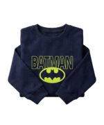 Navy Blue Batman Sweatshirt for Kids - Image 2