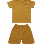 Mustard Mickey Mouse 2-Piece Suit for Infant