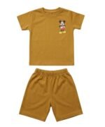 Mustard Mickey Mouse 2-Piece Suit for Infant
