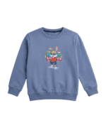 Blue Cool Bunny Sweatshirt for Kids