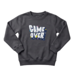 Grey Game Over Sweatshirt for Kids