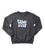 Grey Game Over Sweatshirt for Kids