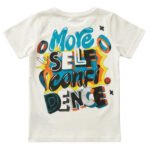 White More Self Confidence Tshirt For Kids