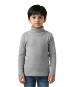 Grey High Neck for Kids - Image 2