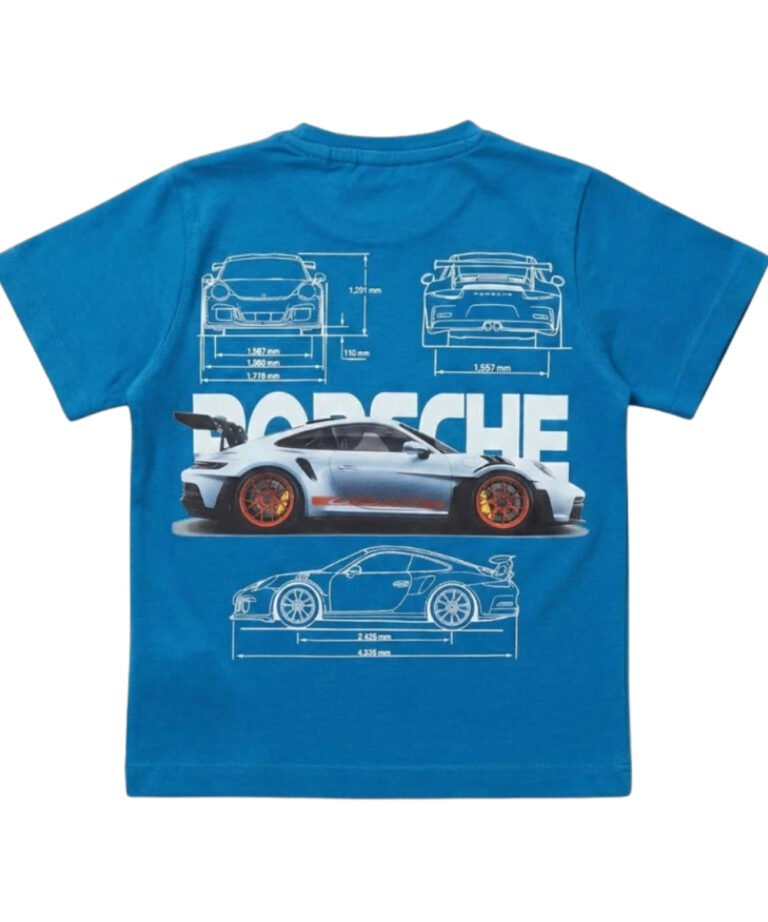 The 911 GT3 RS Blue T-shirt For Kids 02